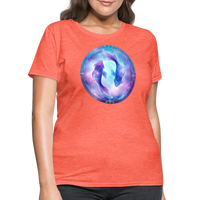 Thumbnail for Women's Classic Pisces T-Shirt - heather coral