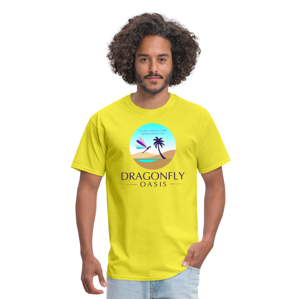 Men's Dragonfly Classic T-Shirt - yellow