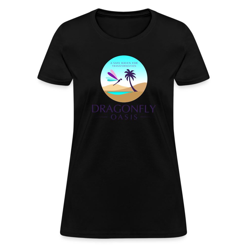 Women's Dragonfly Oasis V.1 Capricorn T-Shirt - black