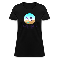 Thumbnail for Women's Dragonfly Oasis V.1 Capricorn T-Shirt - black