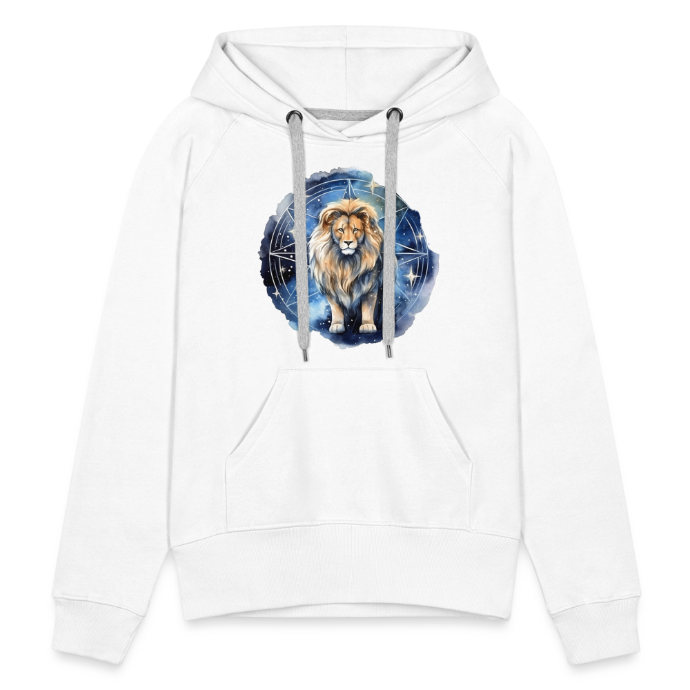 Women’s Mythical Leo Premium Hoodie - white