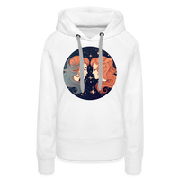 Thumbnail for Women’s Mystic Gemini Premium Hoodie - white