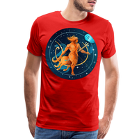 Thumbnail for Men's Mythical Sagittarius Premium T-Shirt - red