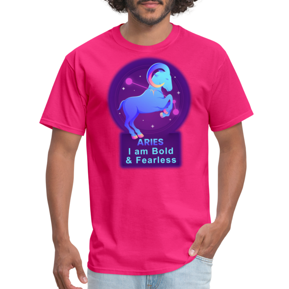 Men's Neon Aries Classic T-Shirt - fuchsia