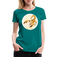 Thumbnail for Women’s Mosaic Scorpio Premium T-Shirt - teal