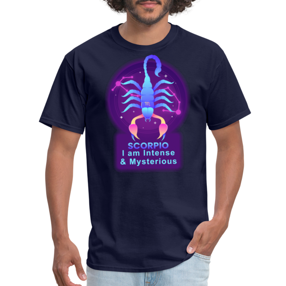 Men's Neon Scorpio Classic T-Shirt - navy