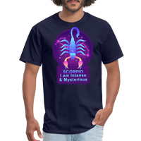 Thumbnail for Men's Neon Scorpio Classic T-Shirt - navy