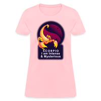 Thumbnail for Women's Glow Scorpio T-Shirt - pink