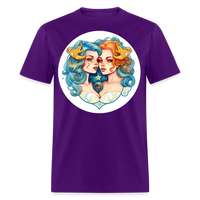 Thumbnail for Men's Symbol Gemini Classic T-Shirt - purple