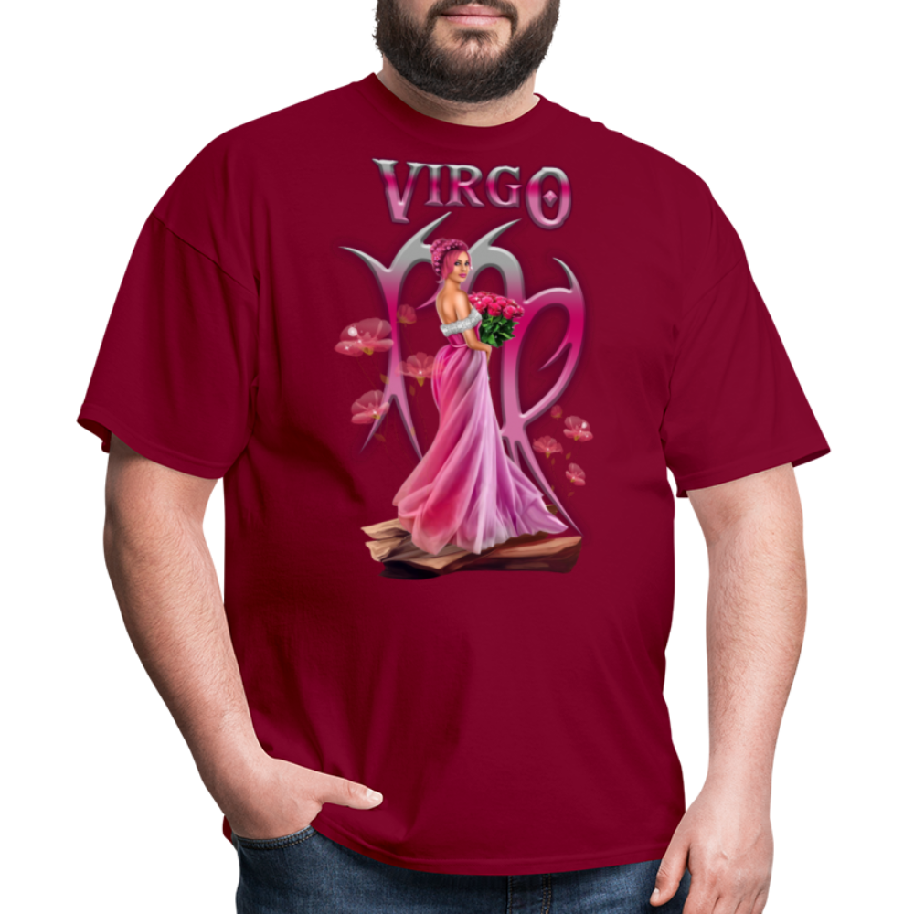 Men's Astral Virgo Classic T-Shirt - burgundy