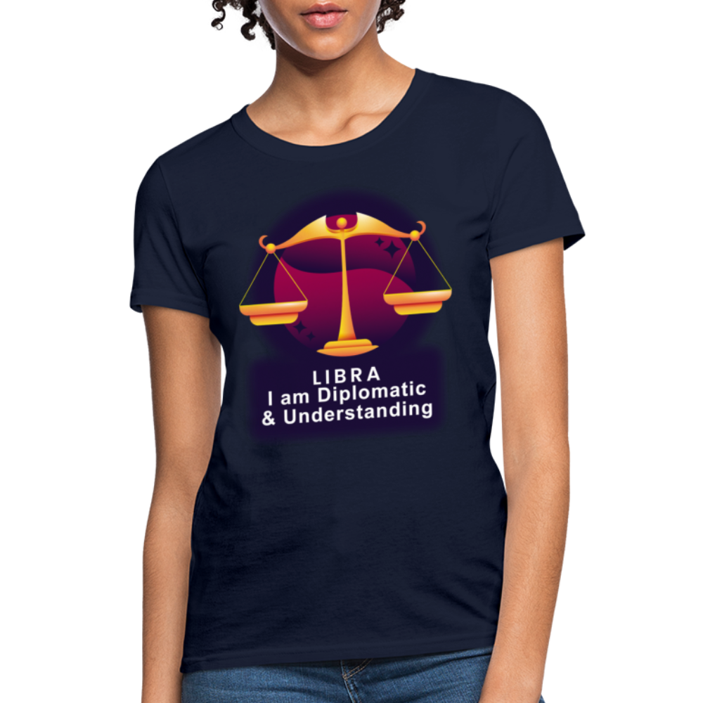 Women's Glow Libra T-Shirt - navy