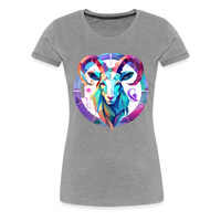 Thumbnail for Women’s Mythical Aries Premium T-Shirt - heather gray