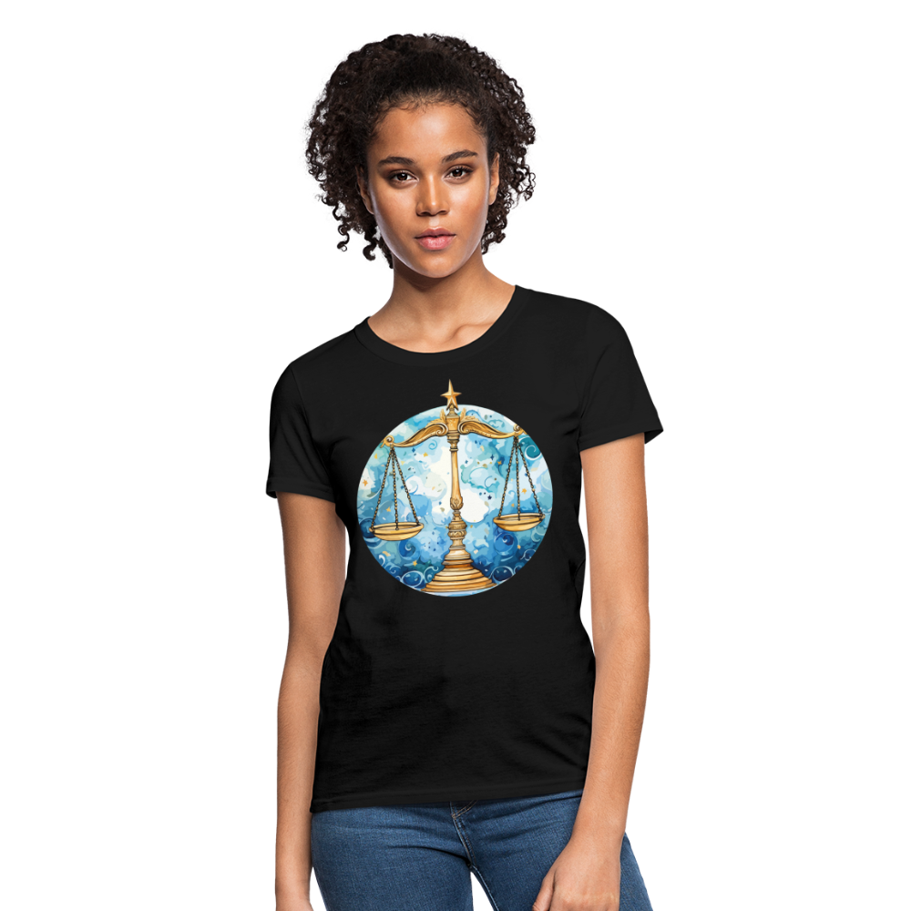 Women's Mythical Libra T-Shirt - black