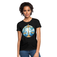 Thumbnail for Women's Mythical Libra T-Shirt - black