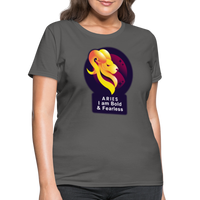 Thumbnail for Women's Glow Aries T-Shirt - charcoal