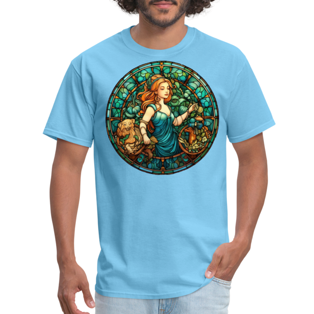 Men's Mosaic Virgo Classic T-Shirt - aquatic blue