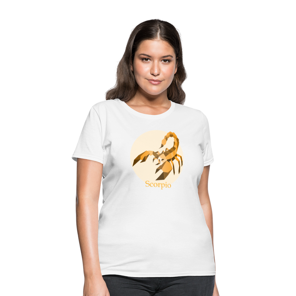 Women's Mosaic Scorpio T-Shirt - white