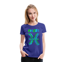 Thumbnail for Women's Power Words Pisces Premium T-Shirt - royal blue