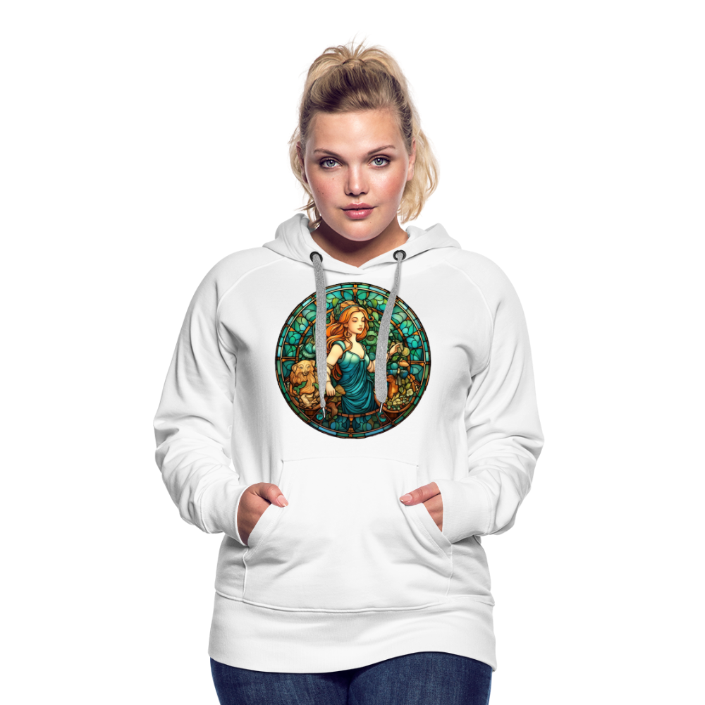 Women’s Mosaic Virgo Premium Hoodie - white