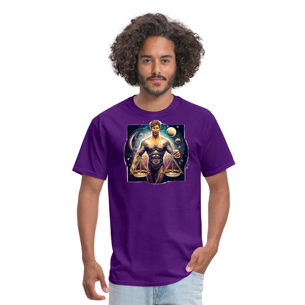 Men's Mythical Libra Classic T-Shirt - purple