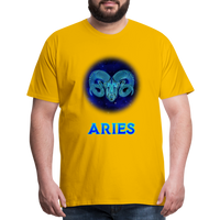 Thumbnail for Men's Aries Premium T-Shirt - sun yellow