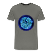 Thumbnail for Men's Leo Premium T-Shirt - asphalt gray