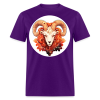 Thumbnail for Men's Symbol Aries Classic T-Shirt - purple