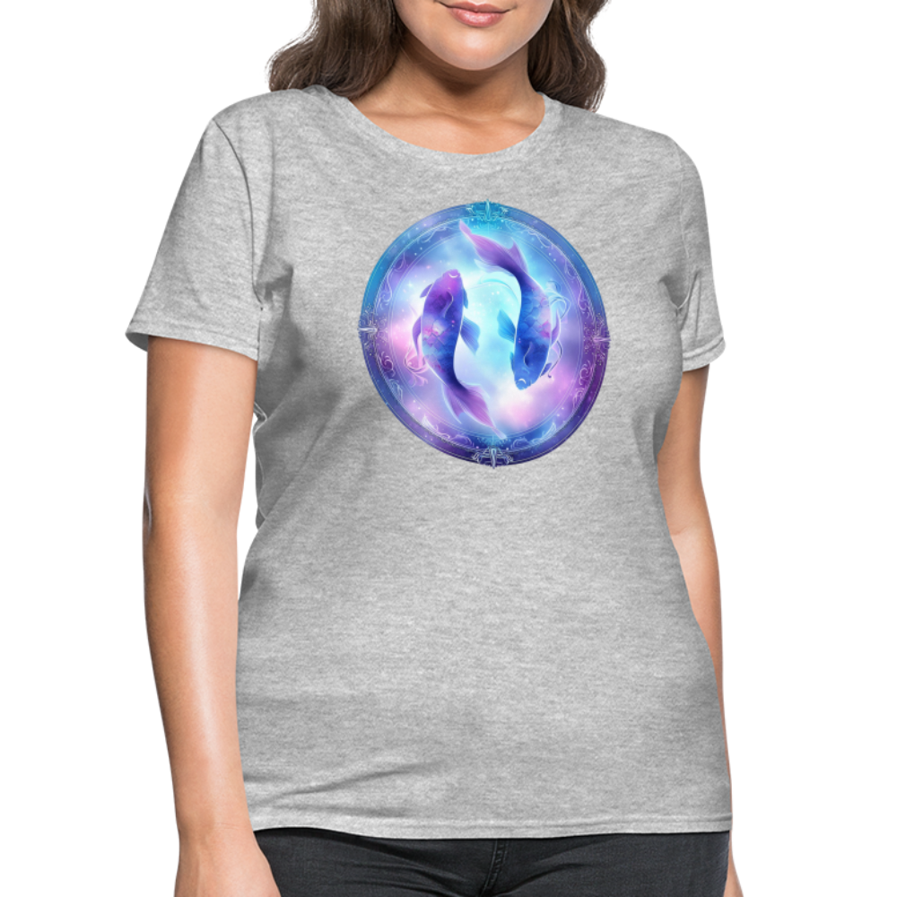 Women's Classic Pisces T-Shirt - heather gray