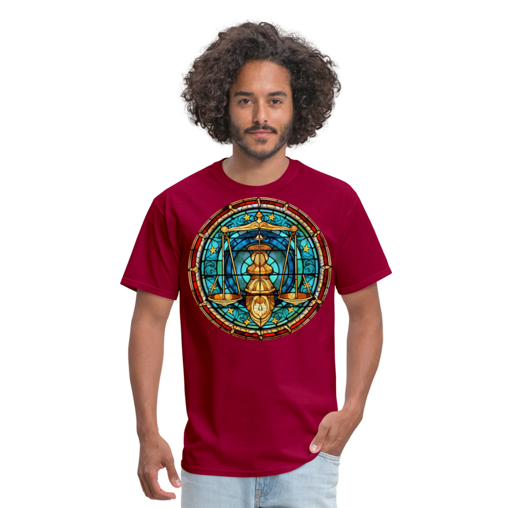 Men's Mosaic Libra Classic T-Shirt - dark red