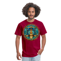 Thumbnail for Men's Mosaic Libra Classic T-Shirt - dark red