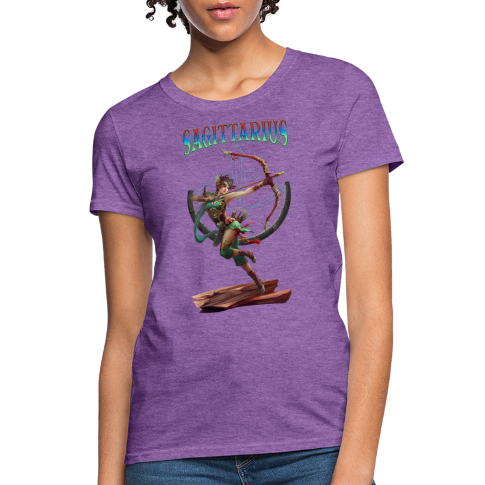 Astral Sagittarius Women's T-Shirt - purple heather