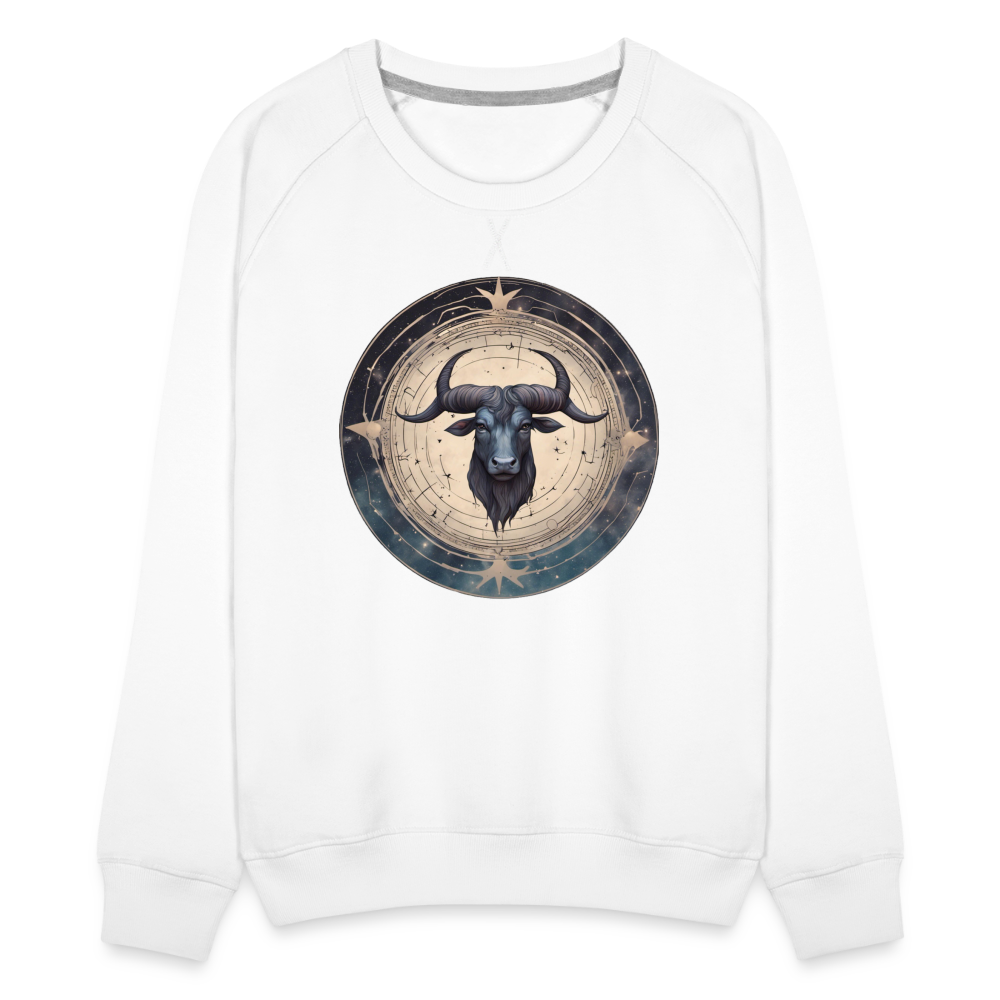 Women’s Mythical Taurus Premium Sweatshirt - white