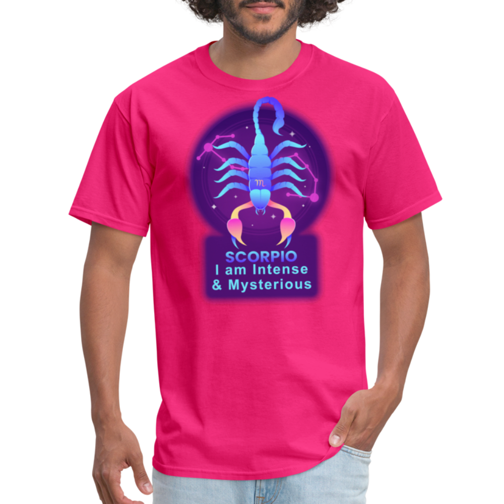 Men's Neon Scorpio Classic T-Shirt - fuchsia