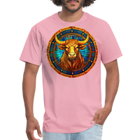 Thumbnail for Men's Mosaic Taurus Classic T-Shirt - pink