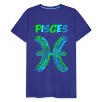 Thumbnail for Men's Power Words Pisces Premium T-Shirt - royal blue