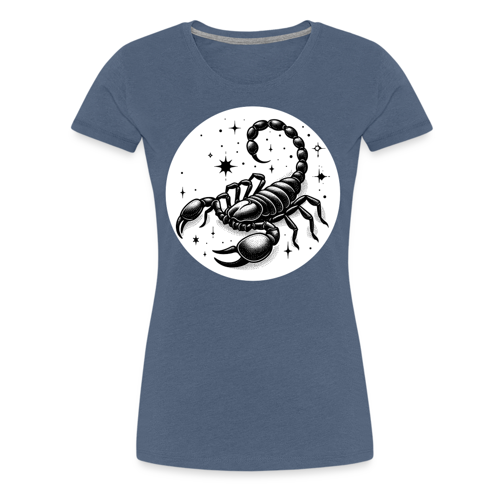 Women’s Magic Scorpio Premium T-Shirt - heather blue