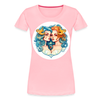 Thumbnail for Women’s Symbol Gemini Premium T-Shirt - pink