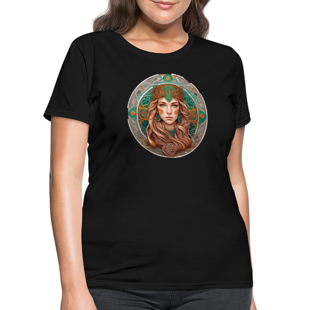 Women's Mythical Virgo T-Shirt - black