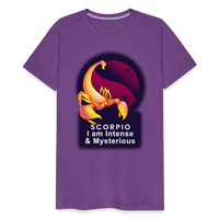 Thumbnail for Men's Glow Scorpio Premium T-Shirt - purple