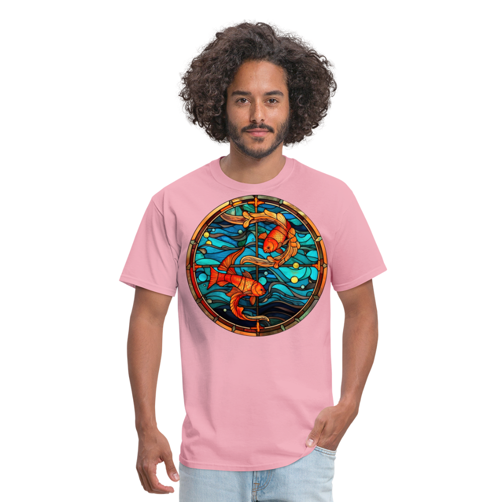 Men's Mosaic Pisces Classic T-Shirt - pink