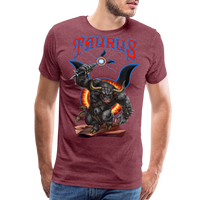 Thumbnail for Men's Astral Taurus Premium T-Shirt - heather burgundy