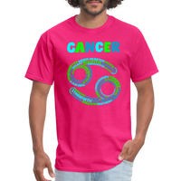 Thumbnail for Men's Power Words Cancer Classic T-Shirt - fuchsia