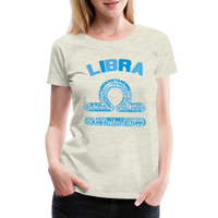 Thumbnail for Women's Power Words Libra Premium T-Shirt - heather oatmeal