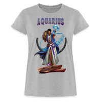 Thumbnail for Women's Aquarius Relaxed Fit T-Shirt - heather gray