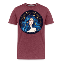 Thumbnail for Men's Magic Virgo Premium T-Shirt - heather burgundy