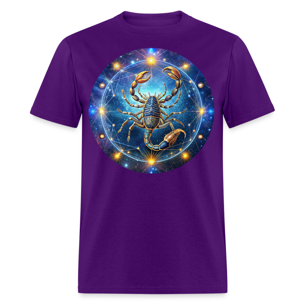 Men's Symbol Scorpio Classic T-Shirt - purple