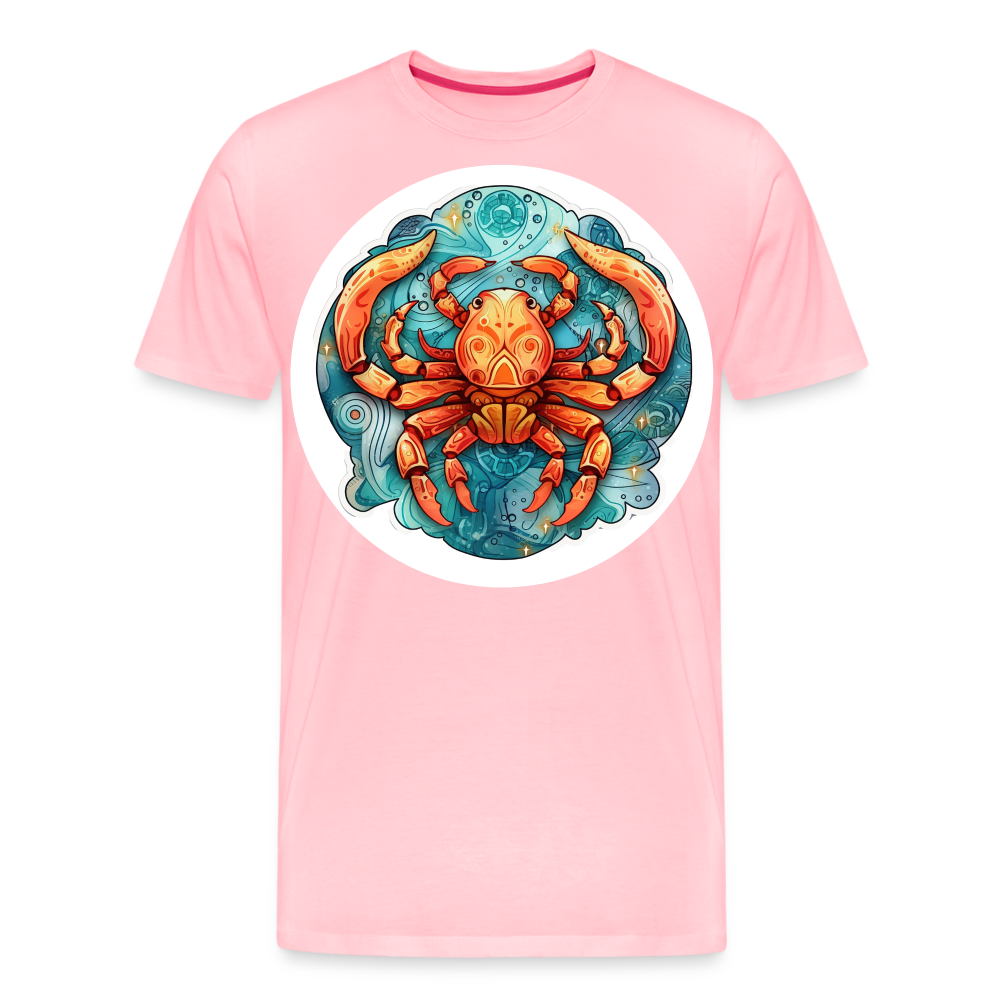 Men's Symbol Cancer Premium T-Shirt - pink