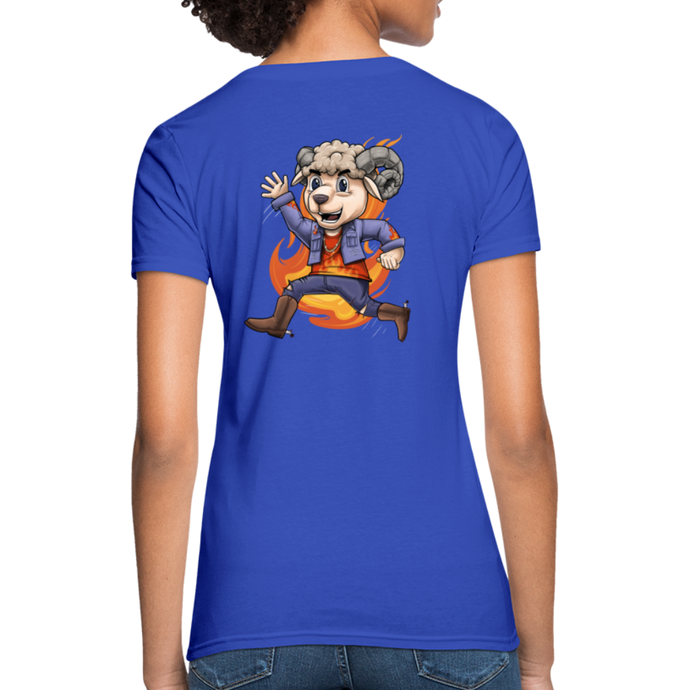 Women's Aries New Design T-Shirt - royal blue