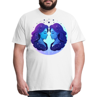 Thumbnail for Men's Magic Gemini Premium T-Shirt - white