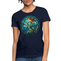 Thumbnail for Women's Mosaic Aquarius T-Shirt - navy